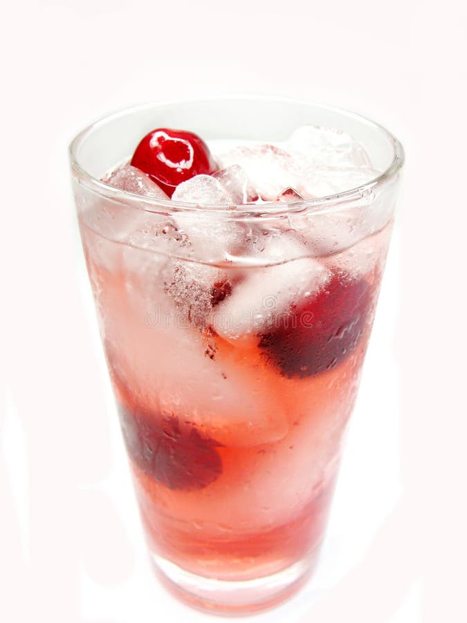 Fruit Cherry Juicy With Ice Stock Image Image of dessert, cordial