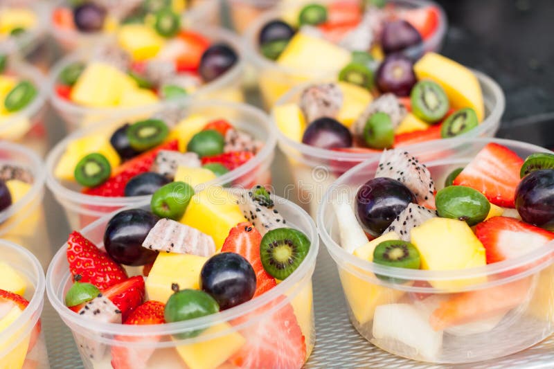 Fruit cocktails stock photo. Image of cups, fruit, food 45055932