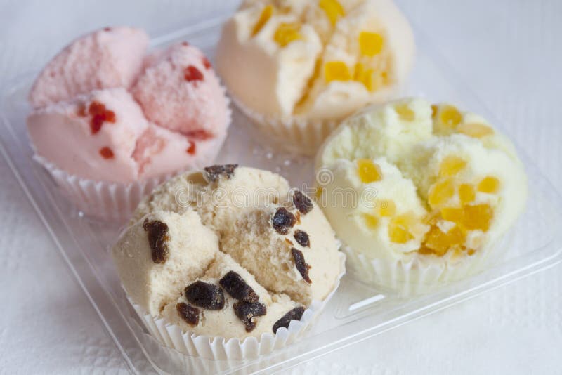 Fruit cup cake stock image. Image of celebration, paper 26407353