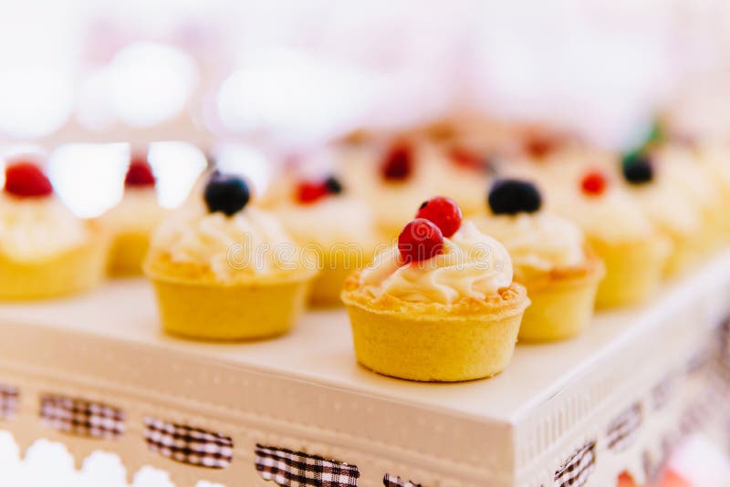 Fruit Cupcake Cookies at Wedding Candy Bar Stock Image Image of party