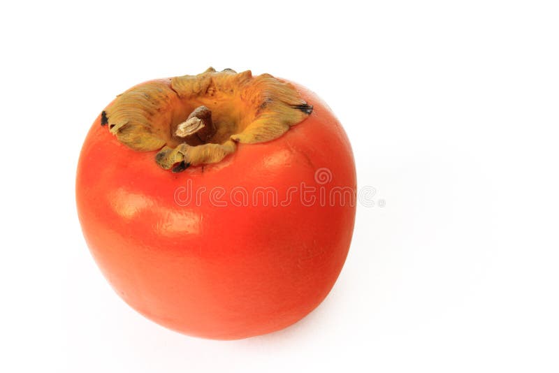 Fruit de kaki (kaki de Diospyros) photographie stock Fruit de kaki (kaki de Diospyros) photographie stock