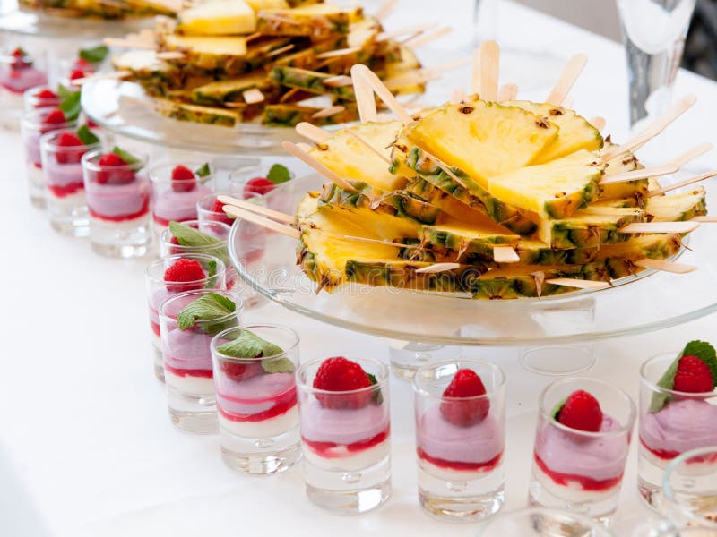 Fruit and dessert buffet stock image. Image of ceremony 46733463