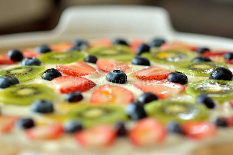 Fruit Dessert Cookie stock image. Image of blueberries 66438051