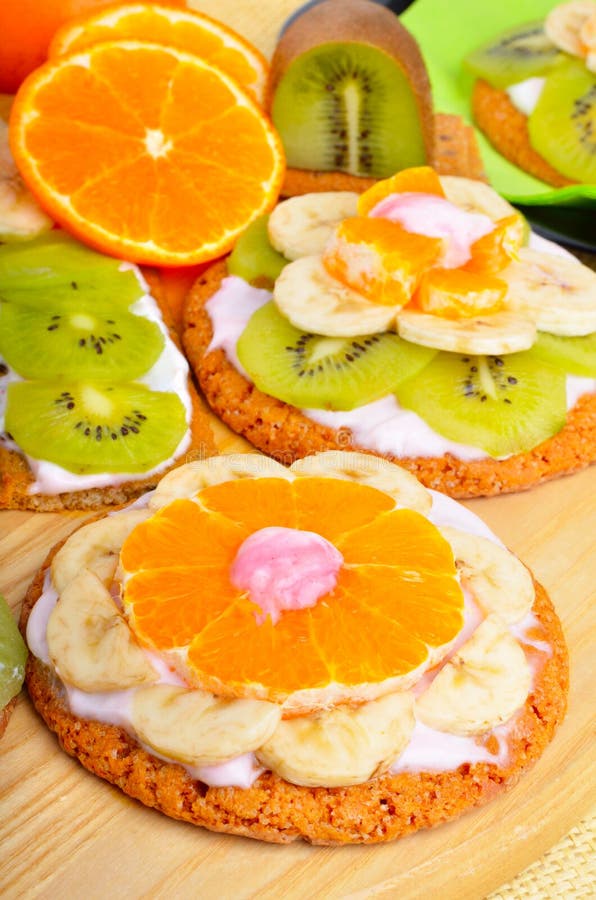 Exotic fruit dessert stock image. Image of appetizing 9657395