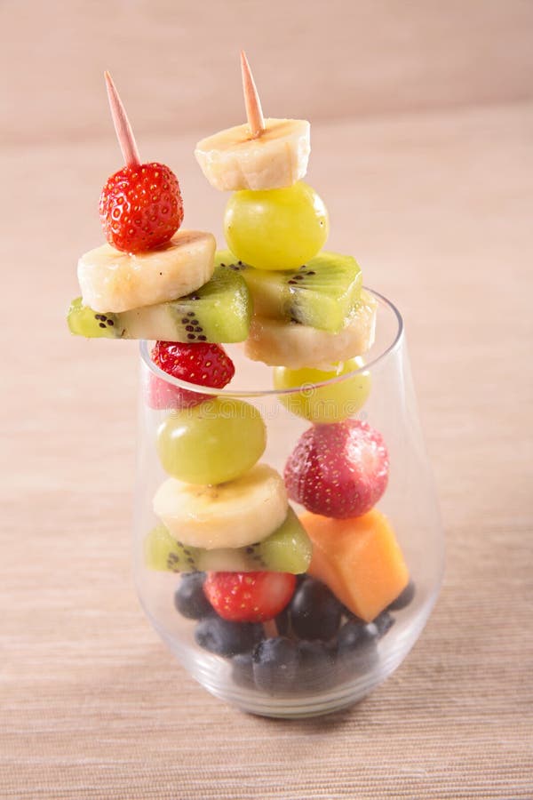 Fruit dessert on stick stock photo. Image of berry, fresh 56168192