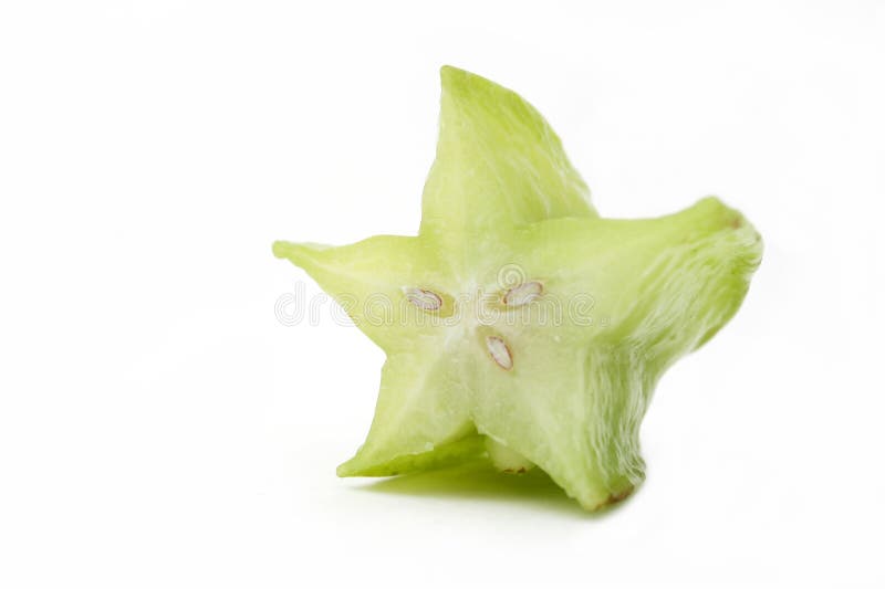 Fruit En Forme D Etoile Sur Le Blanc Image Stock Image Du Fruit Forme 7557943