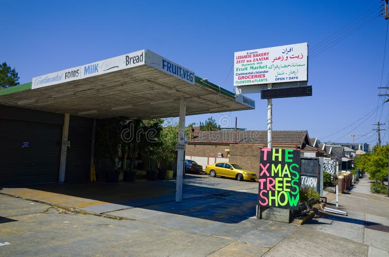 Fruit et station de Veg, Sydney, Australie photos libres de droits Fruit et station de Veg, Sydney, Australie photos libres de droits
