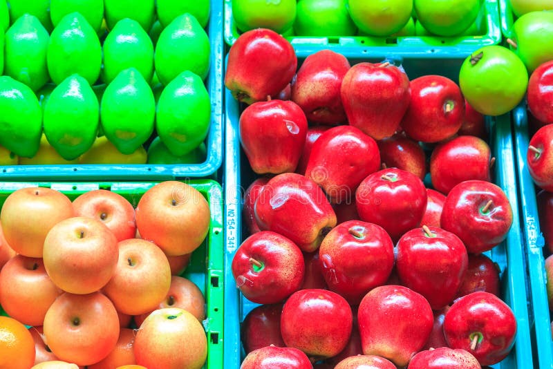 Fake Fruit stock image. Image of apple, tropical, rind 23424567