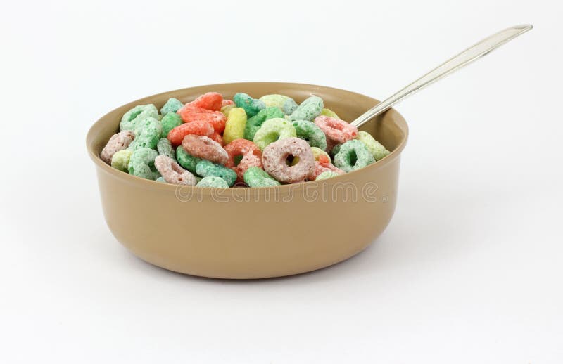 Fruit Flavored Cereal Spoon Stock Photo Image of salt, barley 15032658