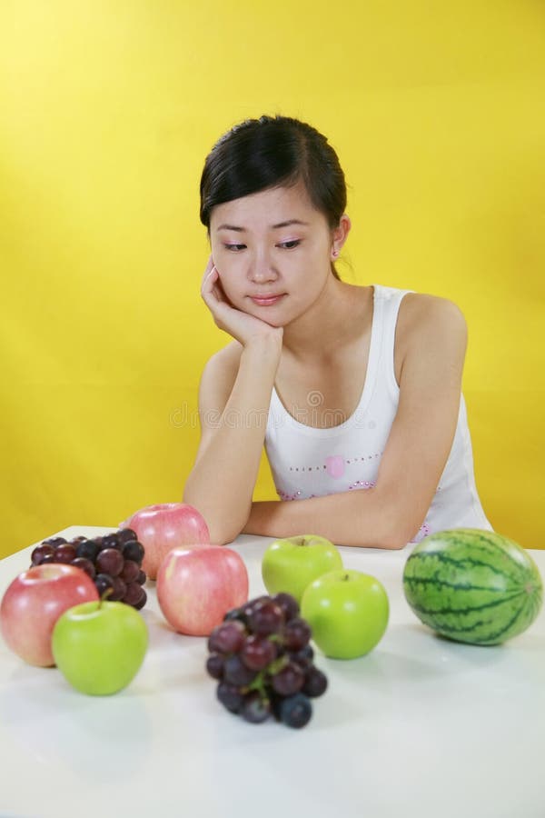 Fruit girl stock photo. Image of girl, apple, sweet, lovely 2903108