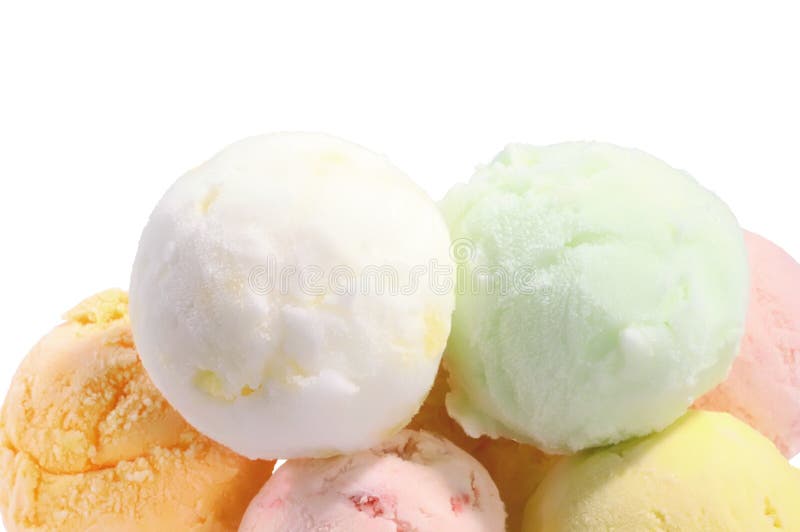 Green, White, and Red Ice Cream Ball Stock Photo Image of italian
