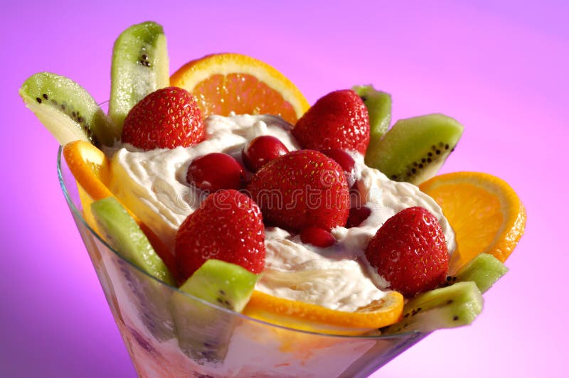 Fruit Ice Cream stock photo. Image of cream, martini 17271550