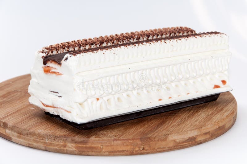 Fruit Ice Cream Cake with Chocolate Stock Photo Image of gourmet