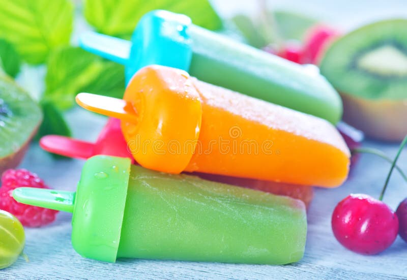 Fruit ice cream stock image. Image of board, berry, gourmet 60134339