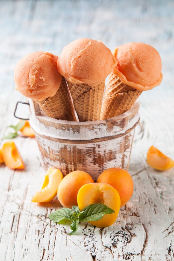 Fruit ice creams