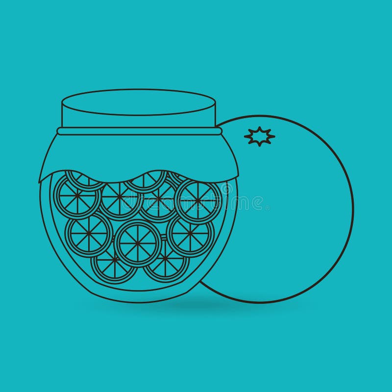 Fruit jam design stock illustration. Illustration of isolated 70217608