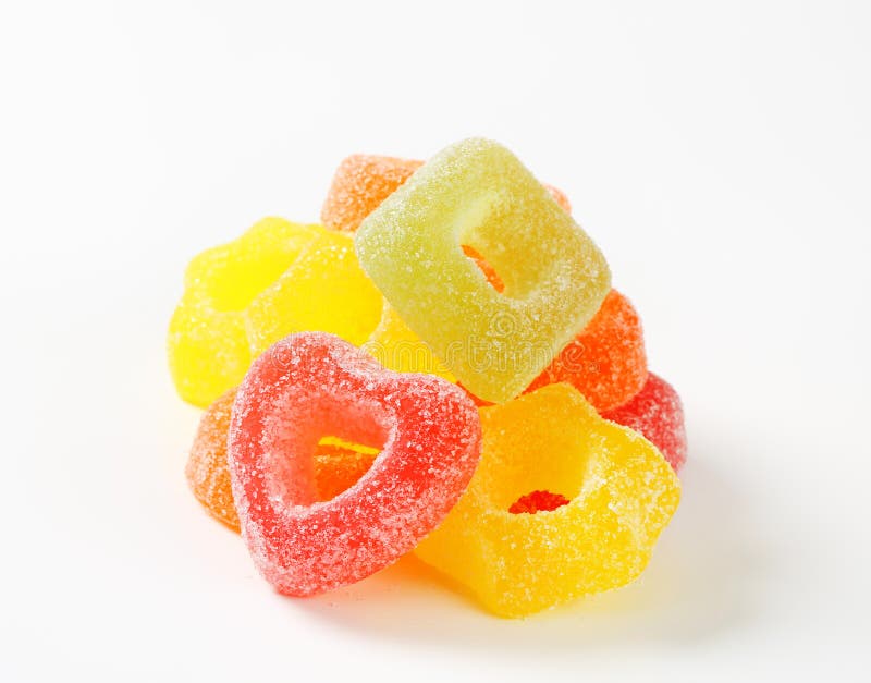 Fruit jelly candy stock image. Image of green, coated 38837257