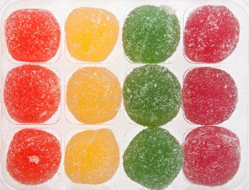 Fruit jelly colored balls stock image. Image of background - 47459065