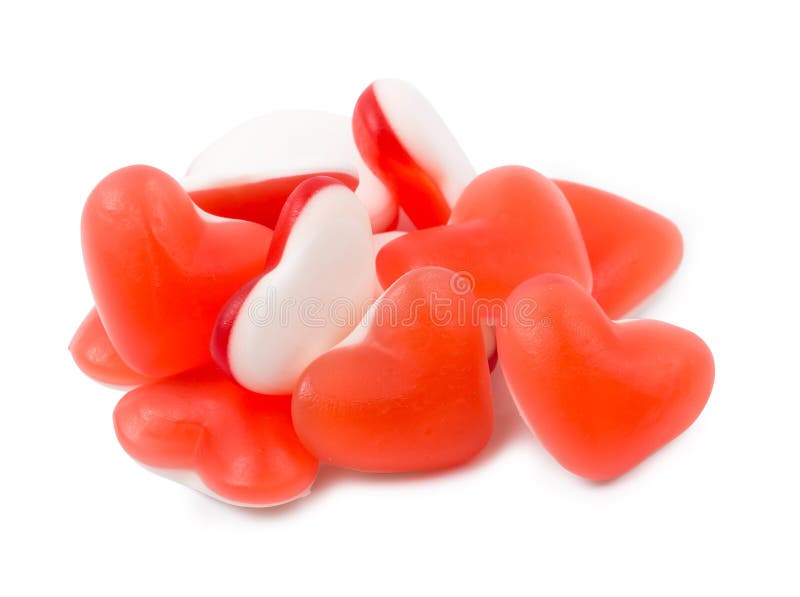 Fruit Jelly in the Form of Heart Stock Photo Image of gourmet, hearts