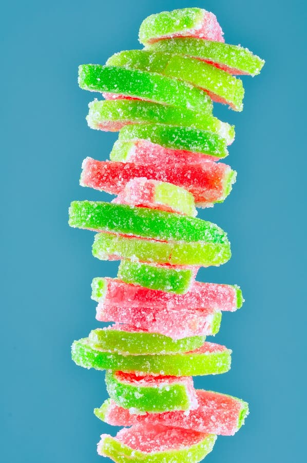 Fruit Jelly Watermelon Candies Stock Photo Image of dessert, gummy 25856518