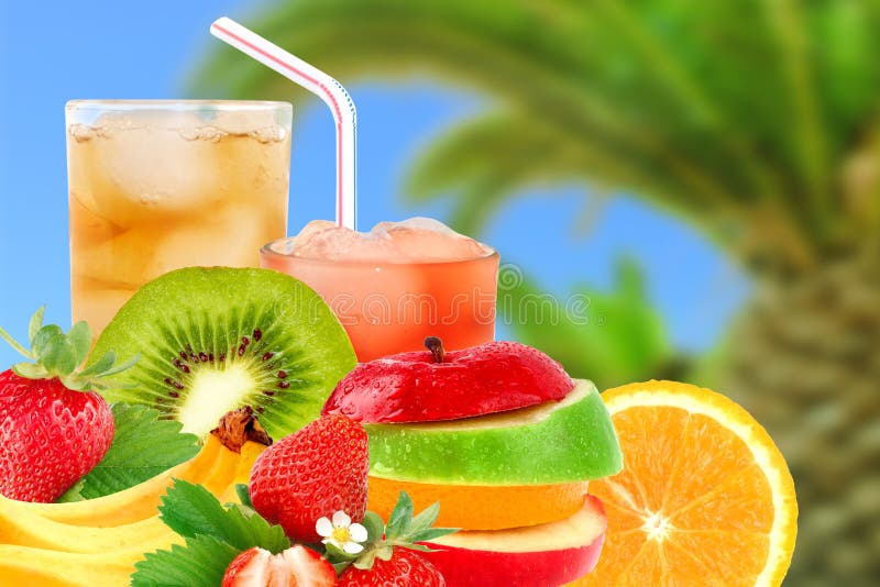 Fruit mix and cocktail stock photo. Image of ingredient 32397106