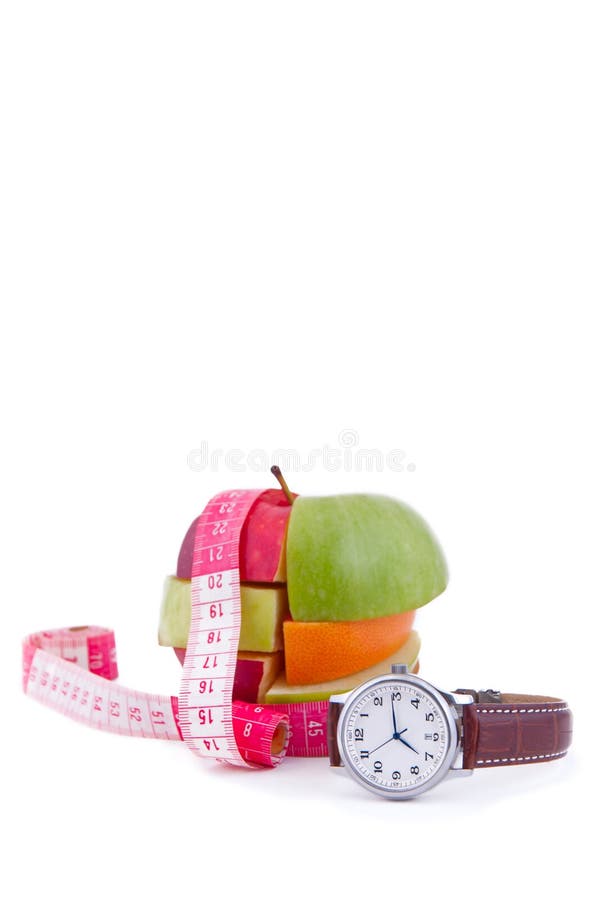 Fruit mix and watch