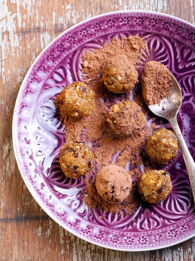 Fruit and nut balls stock photo. Image of balls, sweet 36686934