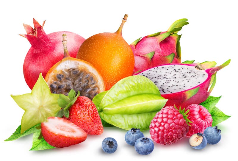 Fruit op witte achtergrond wordt geïsoleerd die royalty-vrije stock afbeelding Fruit op witte achtergrond wordt geïsoleerd die royalty-vrije stock afbeelding