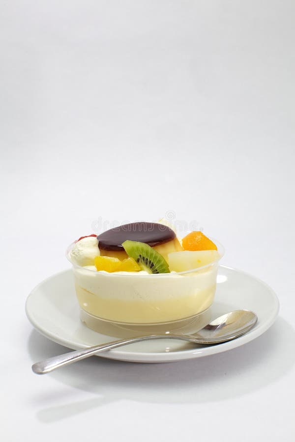 Fruit pudding stock photo. Image of dessert, dish, food 27990810