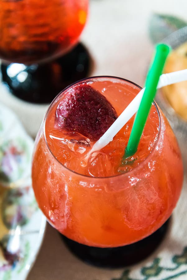 Fruit punch stock photo. Image of cocktail, clear, natural 26615124