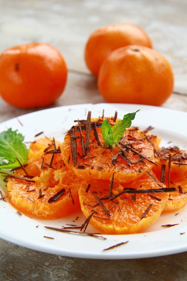 Fruit salad with mandarin oranges