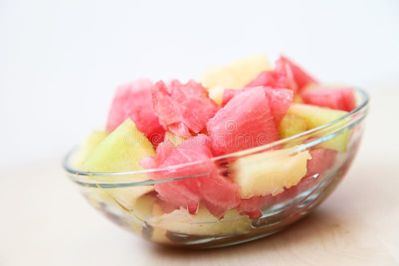 Fruit Salad of Watermelon and Cantaloupe Stock Photo Image of salad