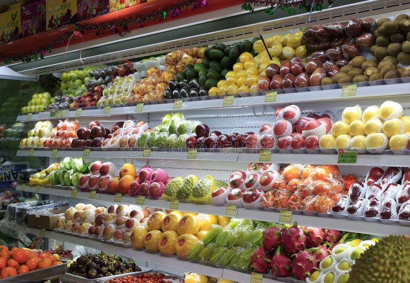 Fruit shop editorial image. Image of china, apple, organic 37965645