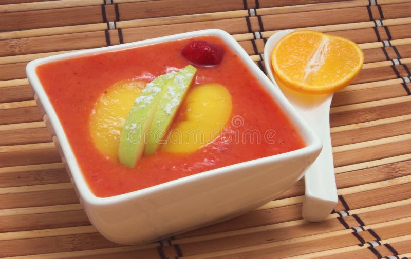 Fruit soup.