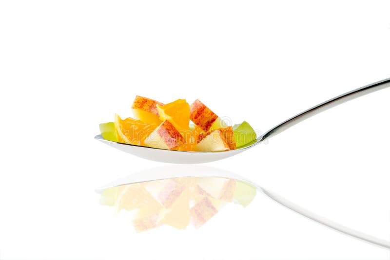 Fruit spoon stock photo. Image of ingredient, healthy 40001468