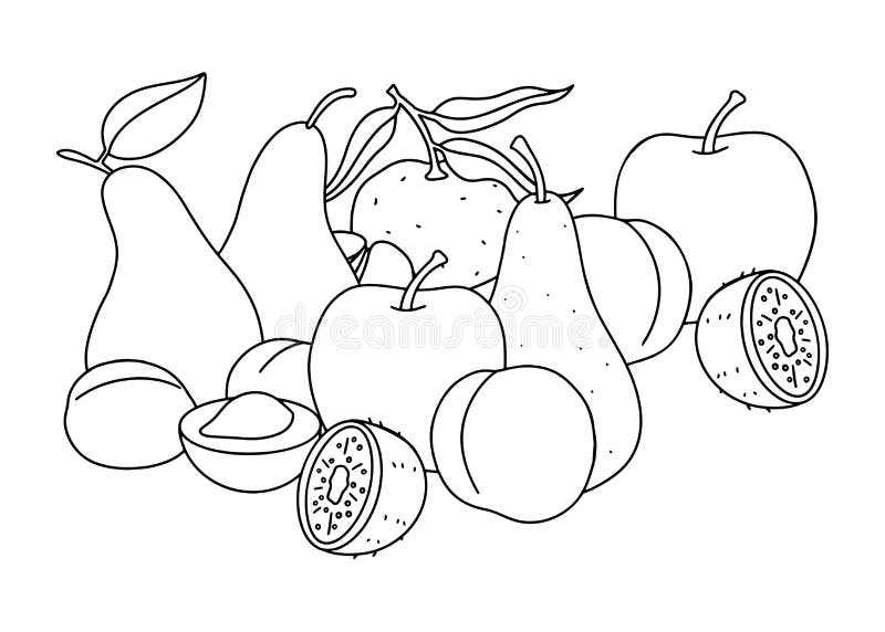 Coloring Fruits Kids Stock Illustrations – 813 Coloring Fruits Kids Stock  Illustrations, Vectors & Clipart - Dreamstime