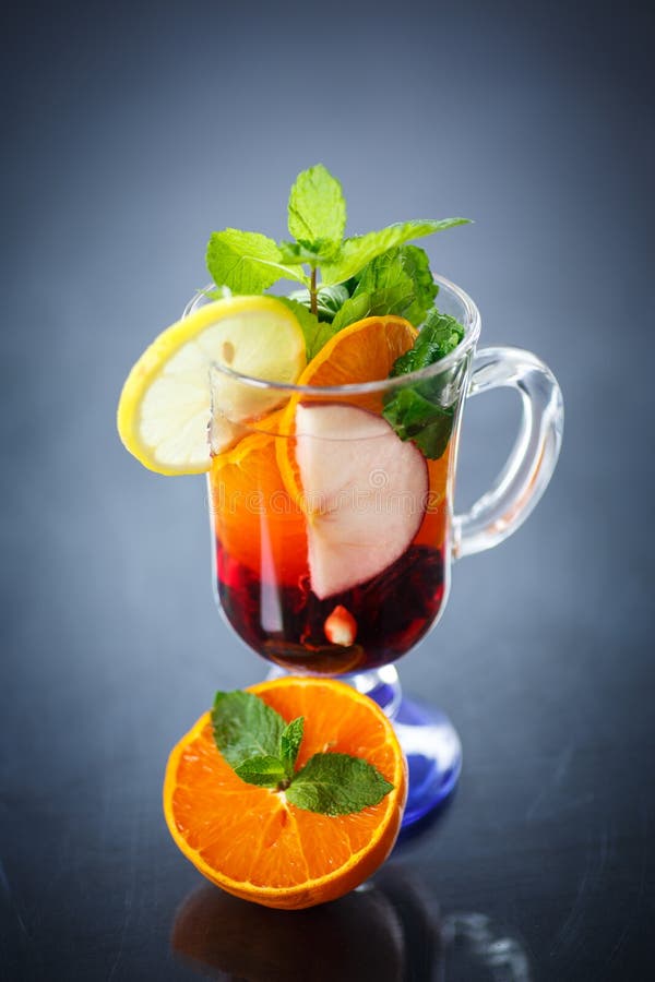 Fruit tea stock photo. Image of fruity, herbs, background 35327376