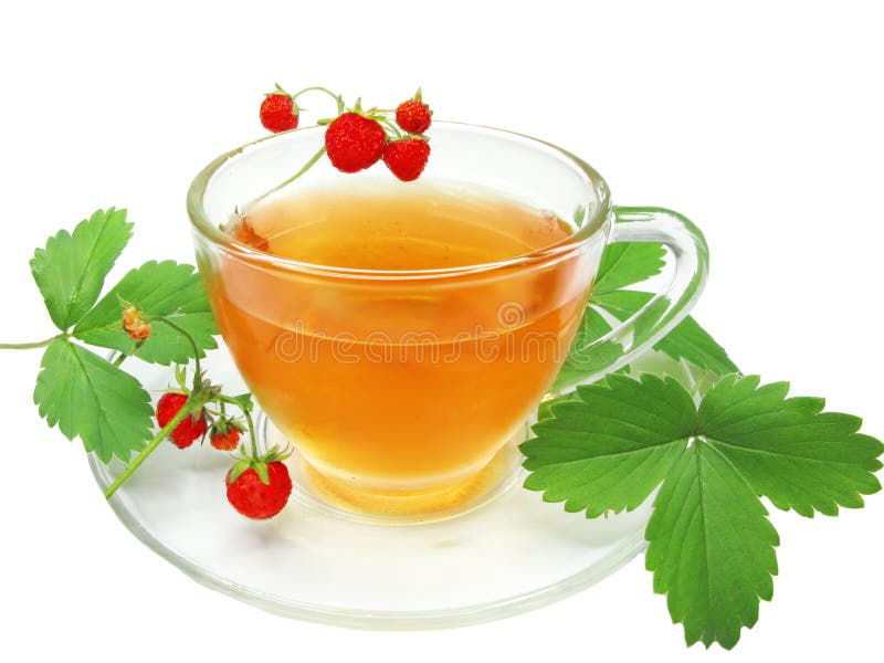 Fruit tea with wild strawberry