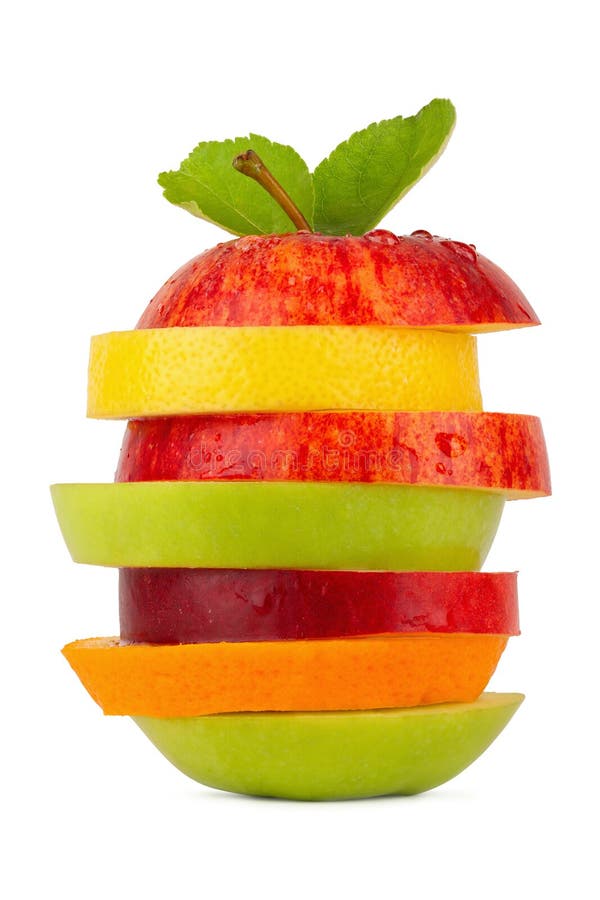 Fruit tower 2 royalty free stock image