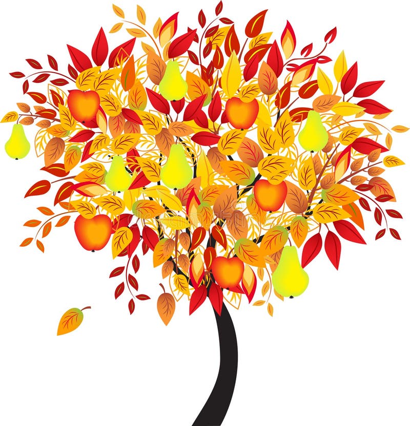 Download Fruit Tree, Orchard Tree, Tree Vector Stock Illustration ...