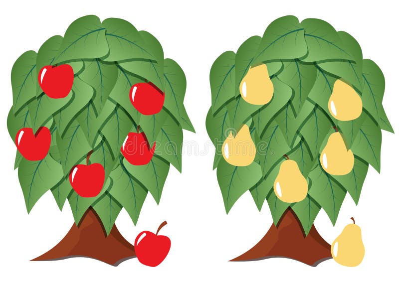 Fruit tree stylized