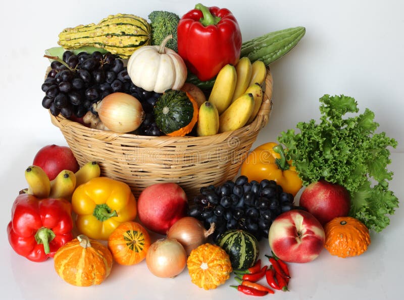 Fruit and vegetable stock image. Image of autumn, horn 6483869