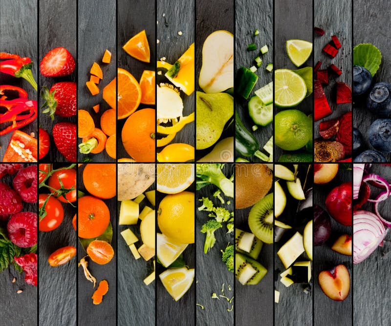 Fruit and Vegetable Mix royalty free stock photo Fruit and Vegetable Mix royalty free stock photo