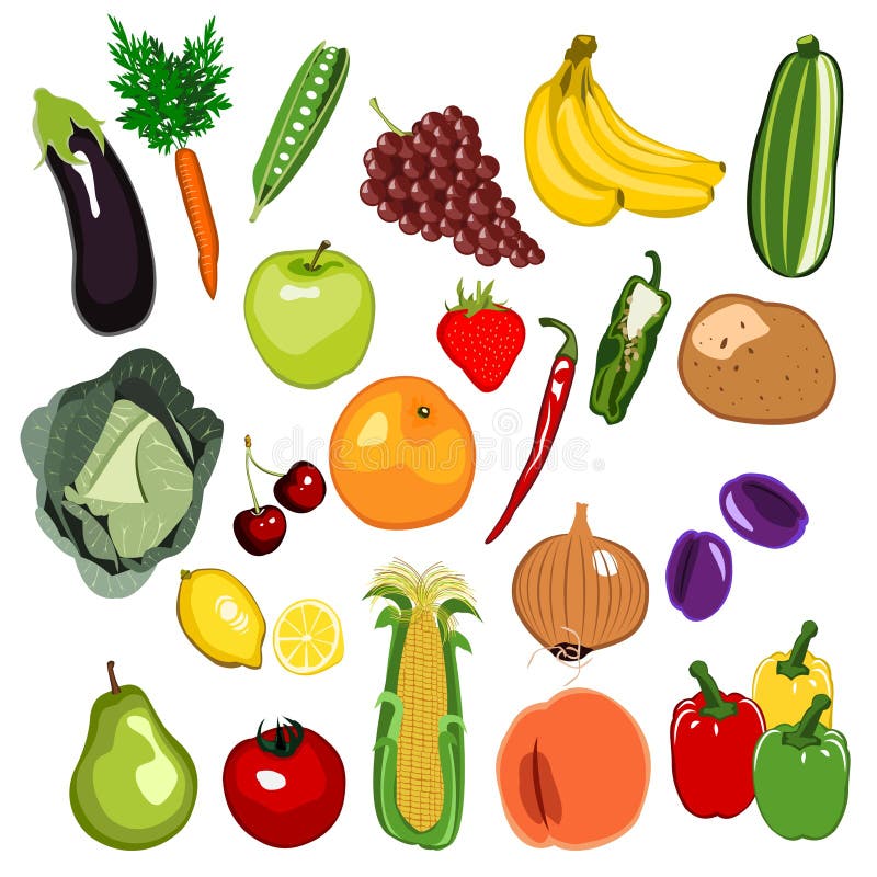 Fruit and Vegetable set