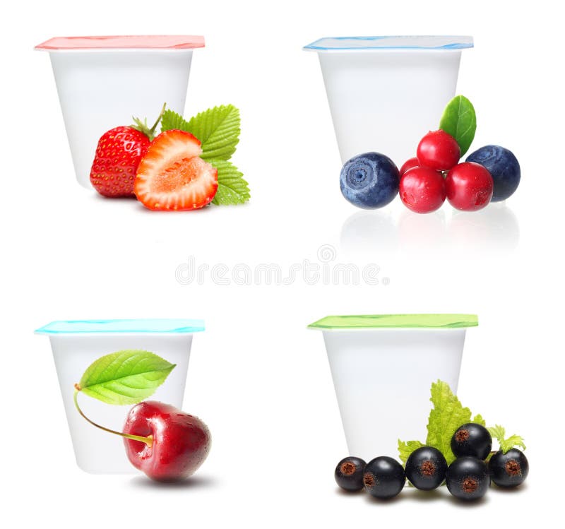 Fruit yogurt set