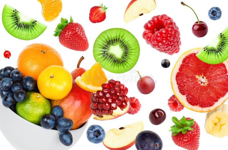Fruits. Background of Mixed Fruits Stock Image Image of sweet, eating