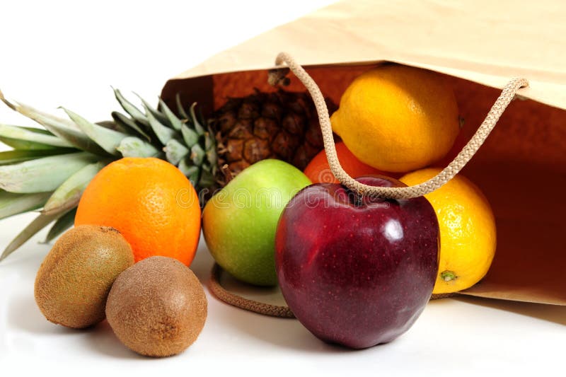 Fruits in bag