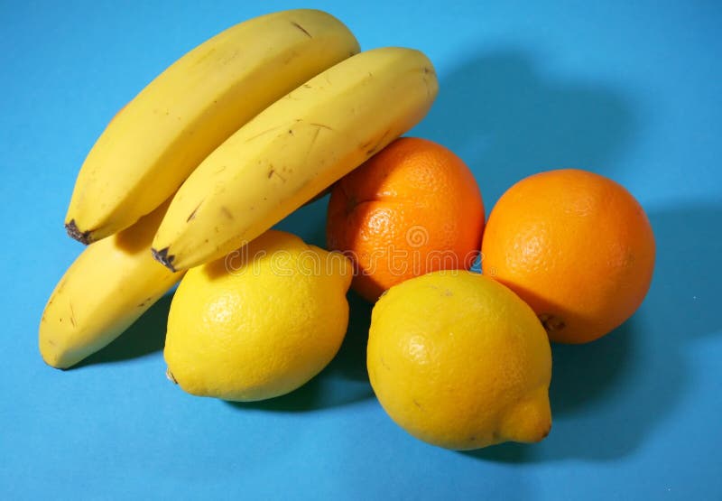 Orange and banana stock image. Image of fresh, fruit 18962081