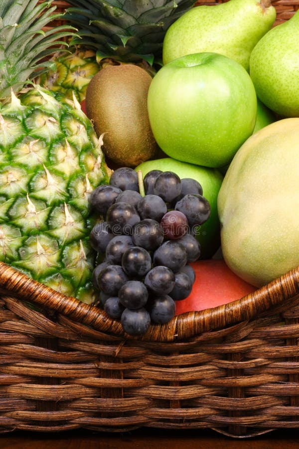 Fruits in basket stock photo. Image of healthy, diet, food 3190398