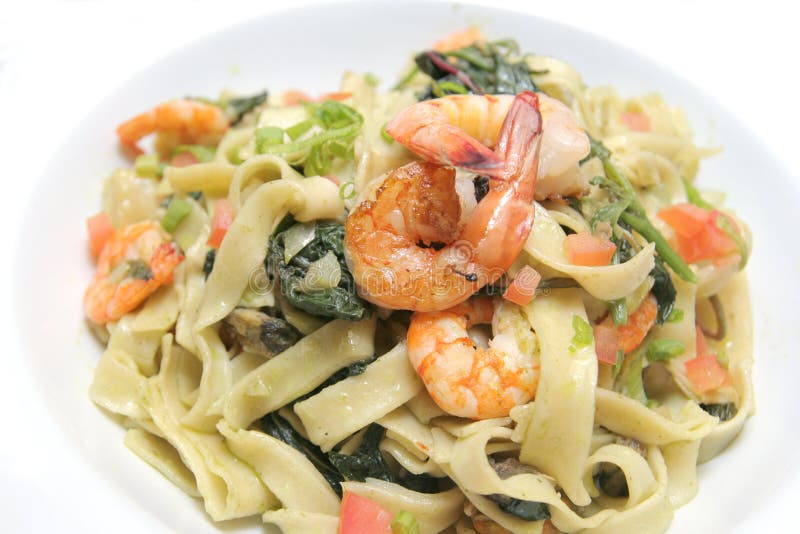 Fruits De Mer De Marinara De Fettucine Photo stock Image du crevette